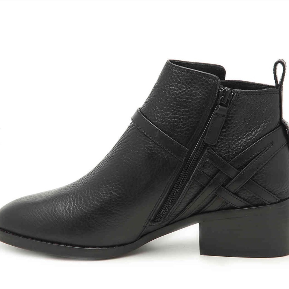 Beautiful Cole Haan Gray Leather Pearlie Booties - NWT! - Picture 3 of 8